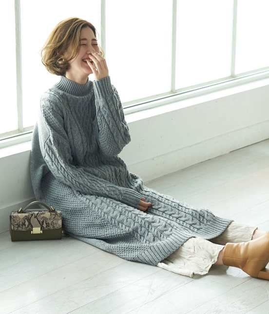 Rope Picnic ケーブルニットワンピース ワンピース ワンピース 通販 J Adore Jun Online