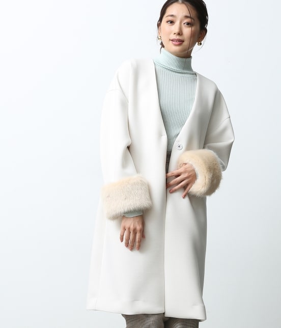 Rope 手洗い可能 Ss S Lサイズあり ふわかるノーカラーコーディガン ジャケット アウター その他アウター 通販 J Adore Jun Online