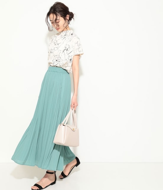 Vis ジョーゼットプリーツロングスカート スカート スカート 通販 J Adore Jun Online