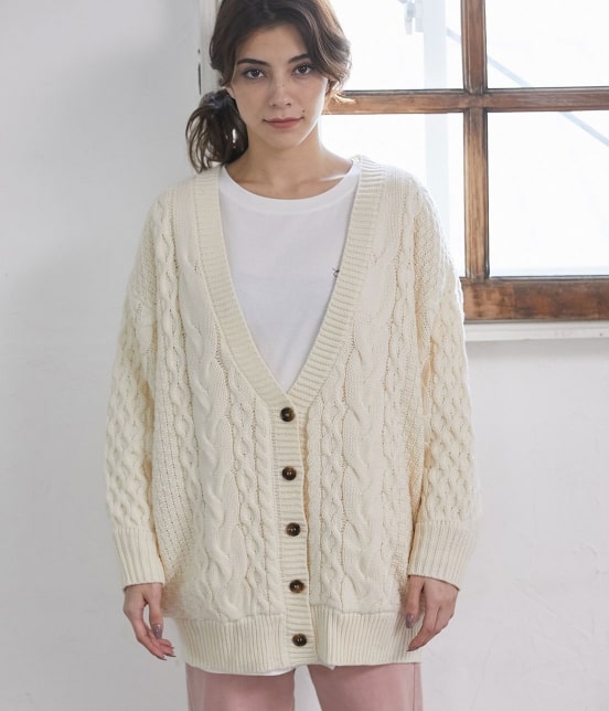 Vis 裏ボアニットカーディガン トップス カーディガン 通販 J Adore Jun Online