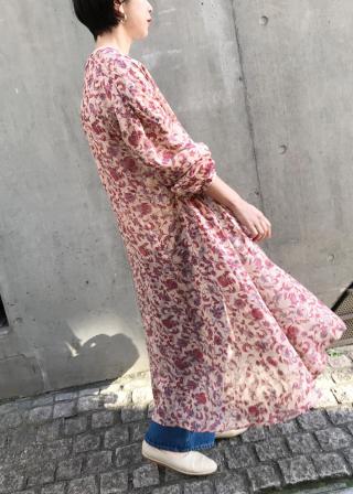 Vis Web限定 花柄ジャガードロングシャツワンピース ワンピース ワンピース 通販 J Adore Jun Online
