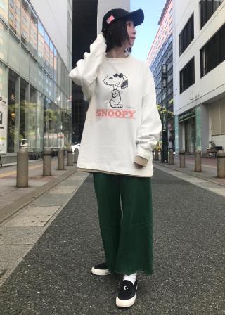 Junred Peanutsスヌーピー別注ロンt トップス Tシャツ カットソー 通販 J Adore Jun Online