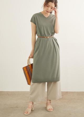 Rope Picnic Uvケア 接触冷感 吸水速乾 フレンチスリーブニットワンピース ワンピース ワンピース 通販 J Adore Jun Online