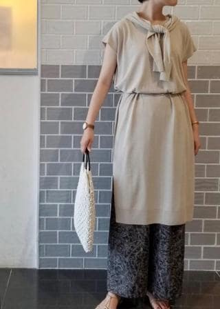 Rope Picnic Uvケア 接触冷感 吸水速乾 フレンチスリーブニットワンピース ワンピース ワンピース 通販 J Adore Jun Online