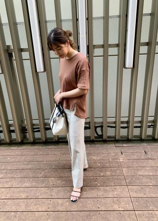 ROPÉ(ロペ) / 【20AW新色】【内側撥水加工】キャンバスレザーミドル