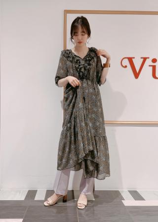 【大人気】SANDRO ペイズリー柄 ワンピース ペイズリー sandro(サンドロ) ワンピース(レディース) - 海外