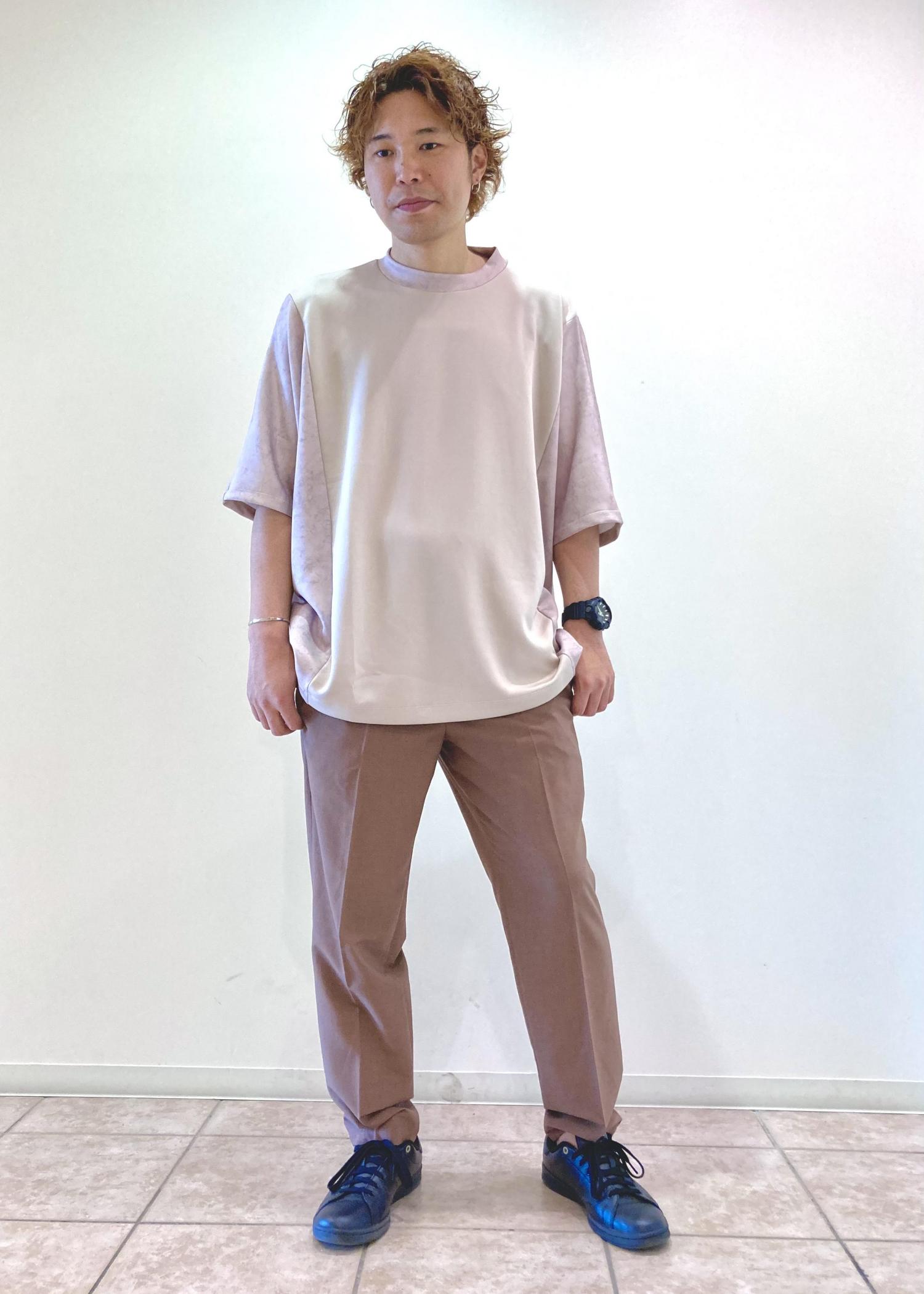 ブラウンコーディネート シンプル 夏 Junred