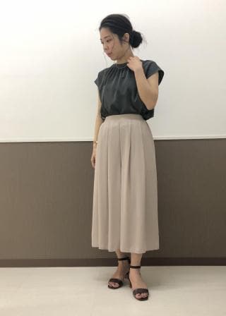 ROPÉ PICNIC(ロペピクニック) / 【2WAY】とろみ合繊ギャザーブラウス