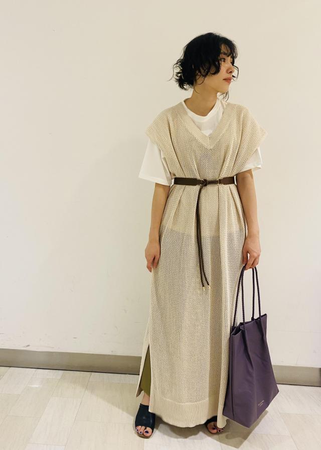 メッシュ編みワンピース | ROPE' PICNIC ロペピクニック オフィシャル ...