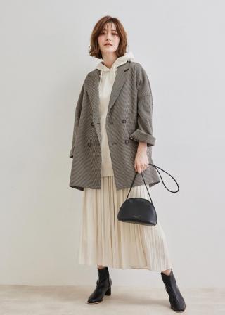 リヴドロワ極美品チェックオーバージャケット ROPÉ PICNIC(ロペピクニック) / 【WEB限定】ガンクラブチェック