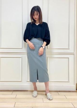 ROPÉ(ロペ) / 【洗える】【21SS】ポケット付きストレッチタイト