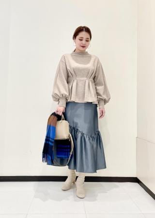 ROPE’ - 新品　ロペ【エディター三尋木奈保さんコラボ】華やぎジャージーブラウス ROPÉ(ロペ) / 【エディター三尋木奈保さんコラボ】華やぎ