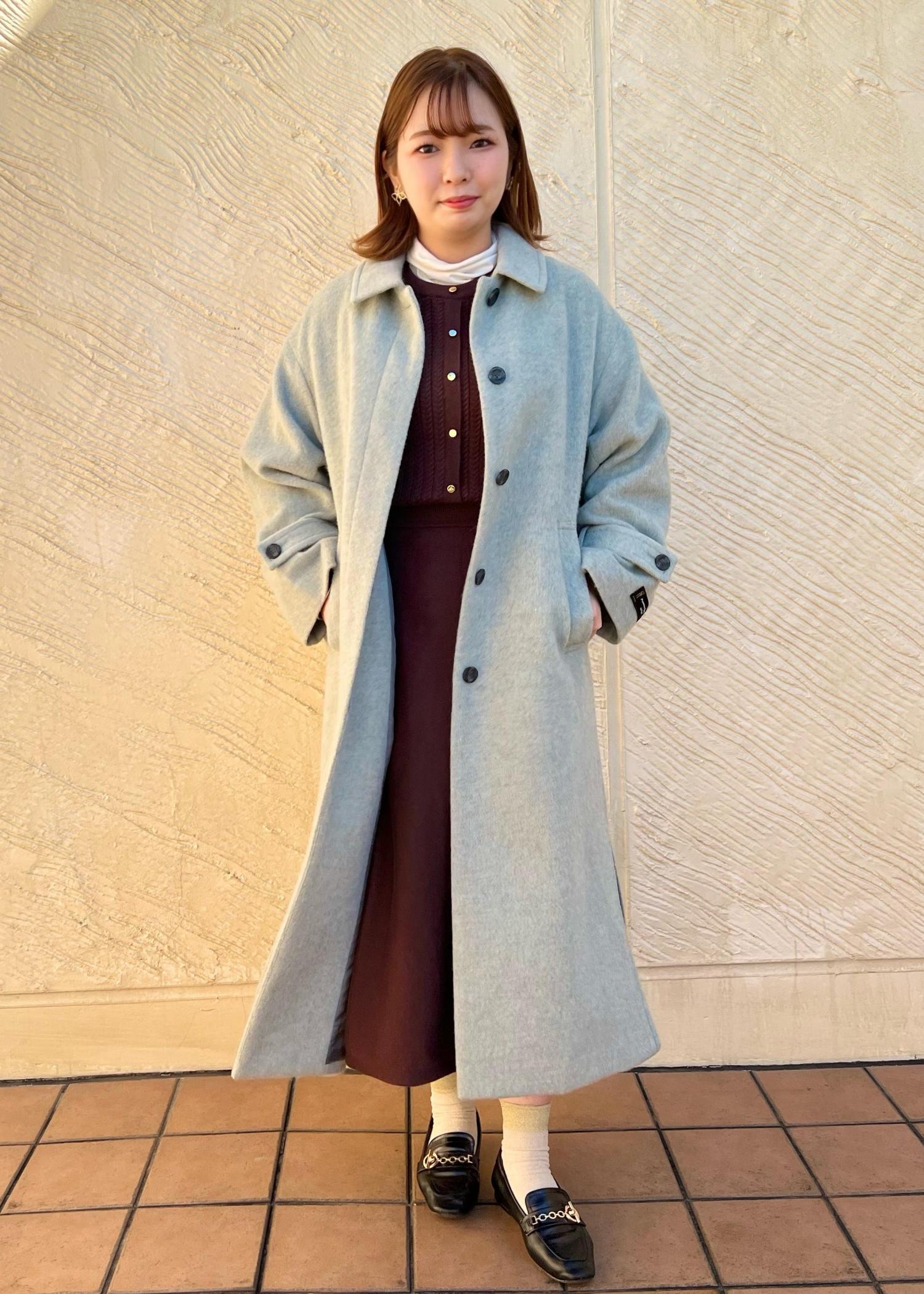 ウールコートコーデ Staff Styling Vis