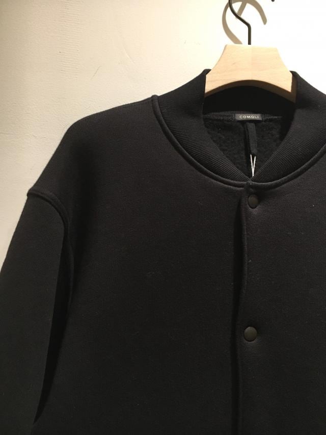 comoli C/W 裏毛 スナップジャケット セットアップ COMOLI (コモリ) C/W 裏 スナップジャケット