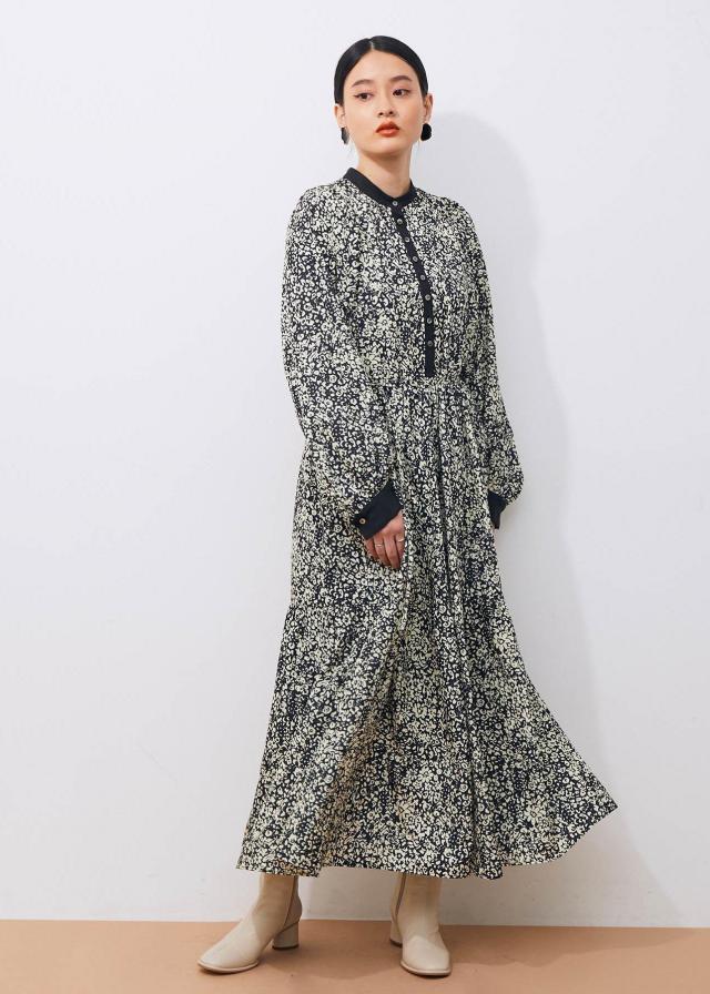 プリントパフスリーブワンピース Adam Et Rope アダムエロペ 公式サイト