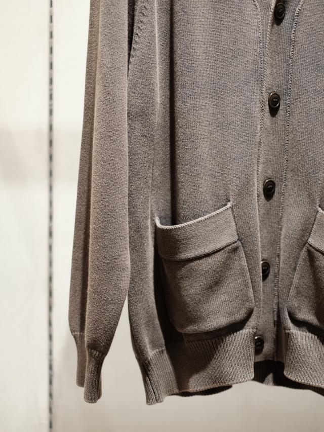WILD LIFE TAILOR ストーンウォッシュ カーディガン / 新田 / ADAM ET 