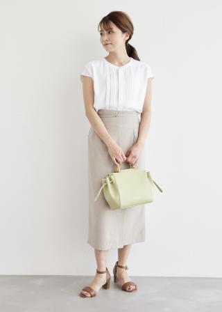 ROPÉ PICNIC(ロペピクニック) / ピンタックフレンチスリーブブラウス