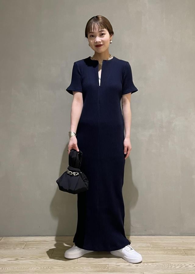 アダムエロペ／洗える BOTANICAL DYED SUMMER DRESS セール】【ADAM ET ROPE'】BOTANICAL DYED SUMMER DRESS