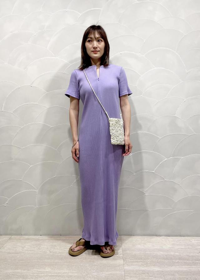 ADAM ET ROPE'】BOTANICAL DYED SUMMER DRESS | ADAM ET ROPE