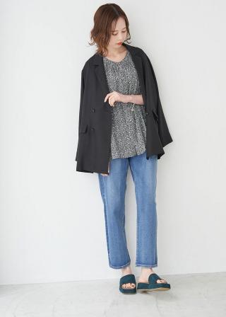 ROPE PICNIC ジャケット ROPE' PICNIC｜シンセティックレザーノースリーブジャケット