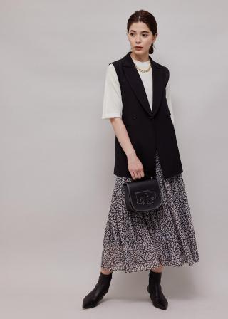 新品・未使用　ROPÉ ダブルブレストジレベスト【セットアップ対応】 ROPÉ(ロペ) / ダブルブレストジレベスト（ラメ/無地