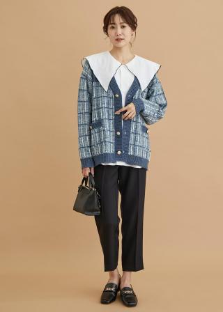 ROPÉ PICNIC(ロペピクニック) / 【WEB限定】ツイード風ニット