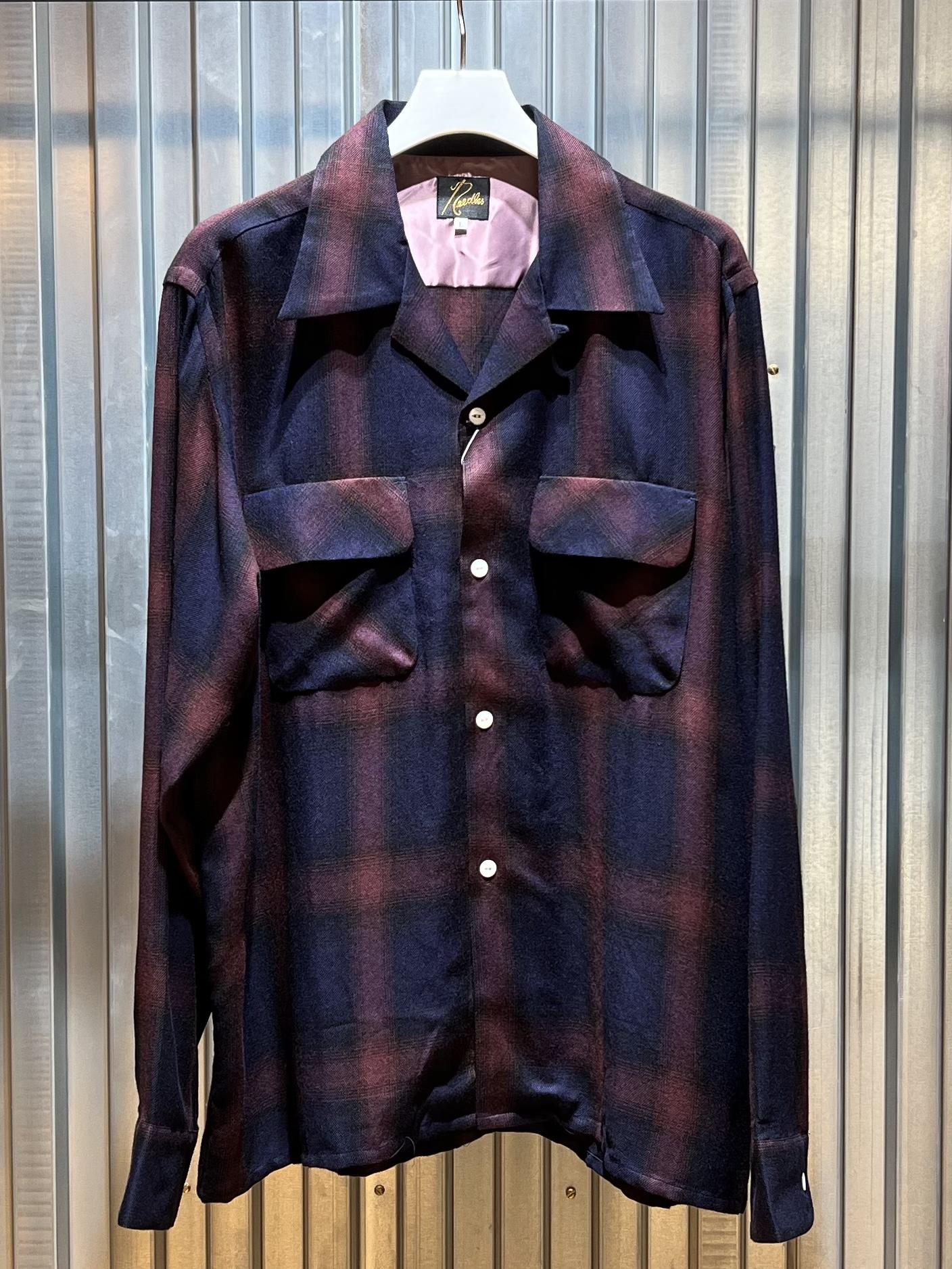Needles Classic Shirt R/W Ombre Plaid Jq STAFF OUTFIT ADAM ET ROPE