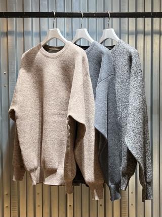 【新品/未使用】Adam et Rope：スウェットニット/UNISEX ADAM ET ROPÉ HOMME(アダム エ ロペ オム) / 杢スウェット