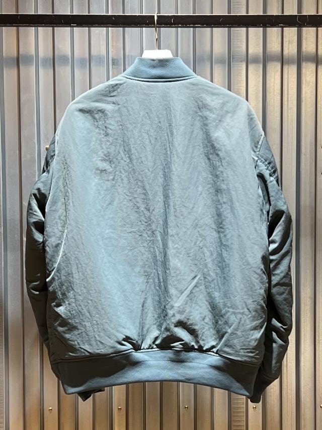 小松マテーレ スナバックナイロン オーバーサイズ リバーシブル MA1