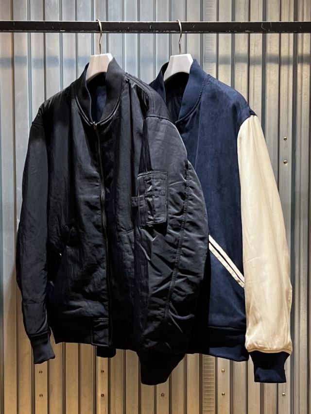 小松マテーレ スナバックナイロン オーバーサイズ リバーシブル MA1