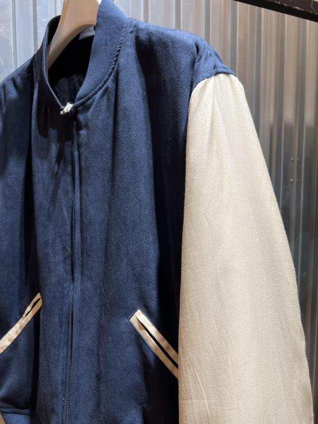 小松マテーレ スナバックナイロン オーバーサイズ リバーシブル MA1