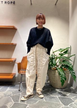 ★TV衣装★　ADAM ET ROPE'　モヘヤプルオーバー ADAM ET ROPÉ FEMME(アダム エ ロペ ファム) / モヘヤプルオーバー