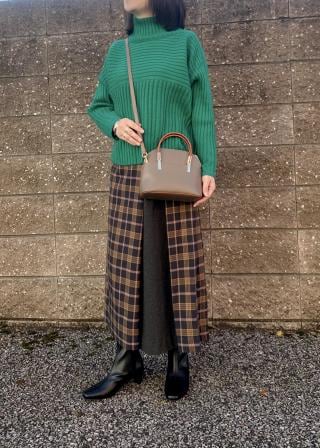 ROPÉ PICNIC(ロペピクニック) / チェックコンビキルトスカート