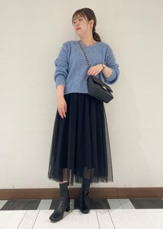 VIS(ビス) / 【静電気防止】ボリュームチュールスカート (スカート