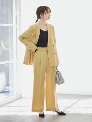 極美品❣️ビースリー人気の清涼パンツ❣️ ジョーゼット・レングス美人ワイド　Sサイズ ジョーゼットレングス美人・ワイド — B-THREE（ビースリー