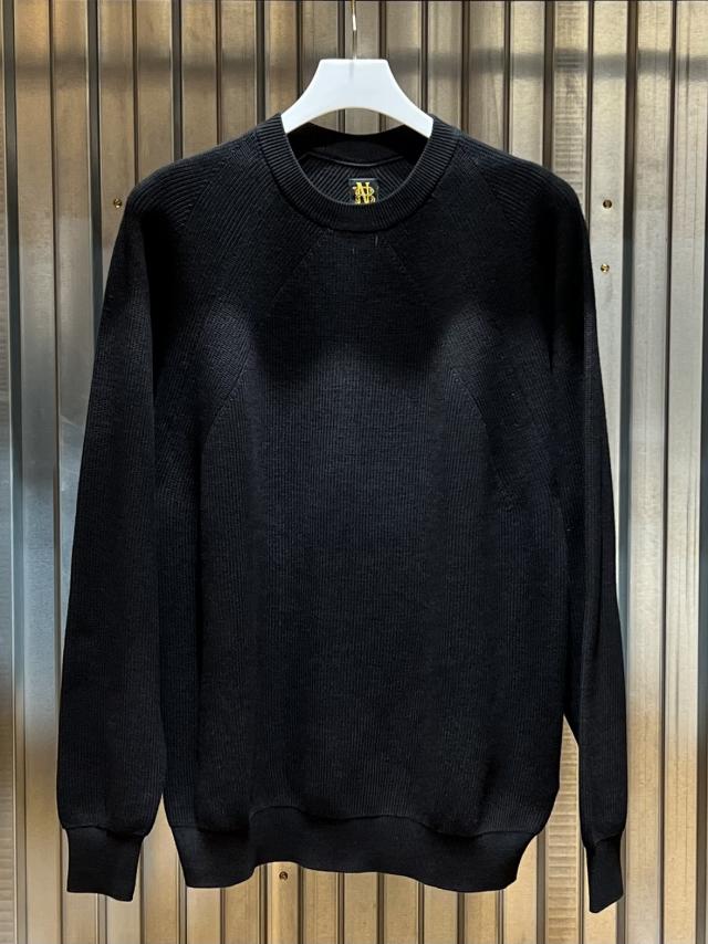 バトナー 23SS シーアイランドコットン シグネチャーニット L クルーネック バトナー 23SS シーアイランドコットン シグネチャーニット L クルー