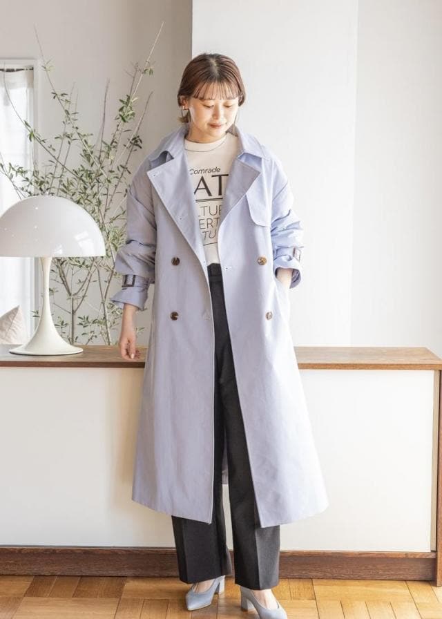 VIS×泉里香】泉里香が着こなす「美人トレンチ」 | J'aDoRe JUN