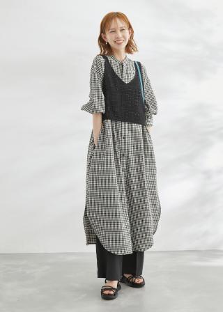 IRENE Eyelet High Gaugeニットベスト IRENE Eyelet High Gaugeニットベスト アイレネ - IRENE