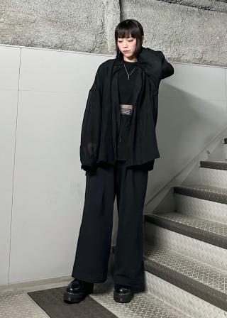 新品タグ付　SHAREEF シャリーフ　長袖シャツ　シャドーストライプ shareef シャリーフ シャツ SHAREEF シャリーフ 21713025 ロング