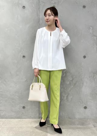 ROPÉ PICNIC(ロペピクニック) / 洗える/プリーツスリーブブラウス