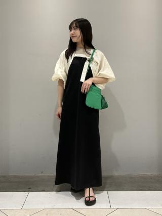 ADAM ET ROPE◆サステナブルバルーンボレロ/FREE/ナイロン/BLK/GAH-03310-A ADAM ET ROPÉ FEMME(アダム エ ロペ ファム) / 【サステナブル