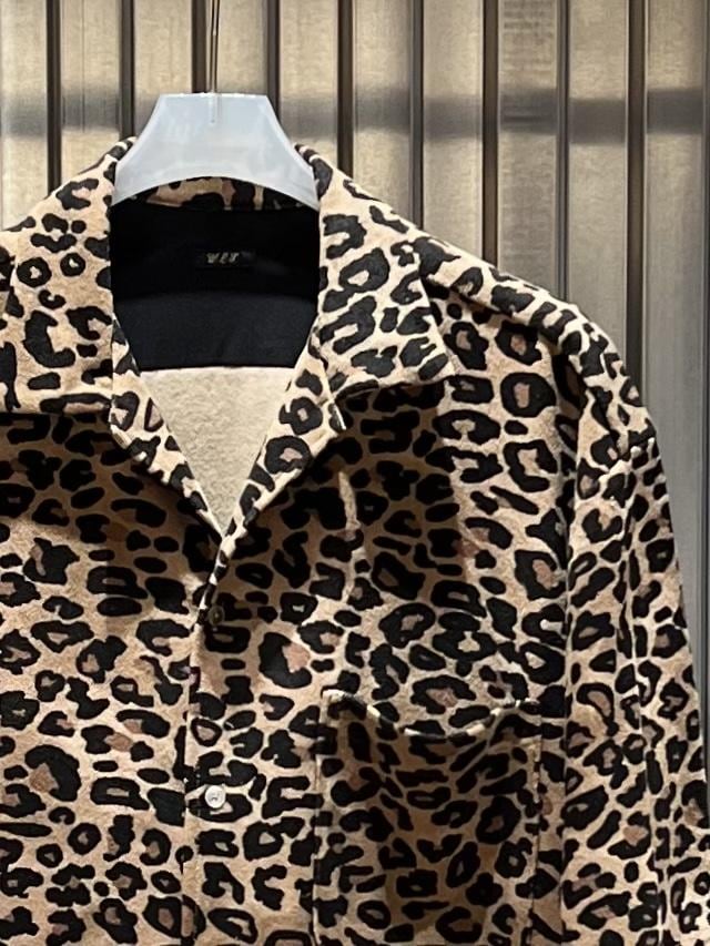 WILD LIFE TAILOR パイル レオパード ハーフスリーブ シャツ / 新田