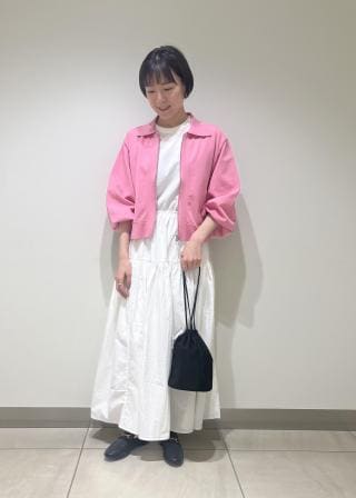 キム・ユジョン着用♡RECTO レクト　バスティア カーブド クロップトップ Ry LAWN LONG DRAPED SLEEVELESS D(XS Red): Yohji Yamamoto