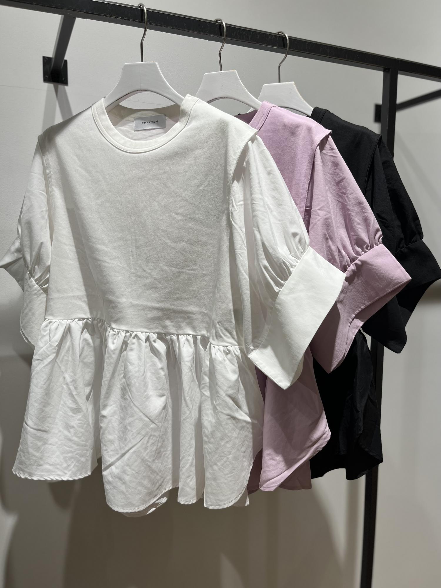 【最終値下げ】ADAM ET ROPÉ アダムエロペ　バウンスカフスプルオーバー ADAM ET ROPE'（アダムエロペ） tシャツ 「接触冷感」・「UVカット