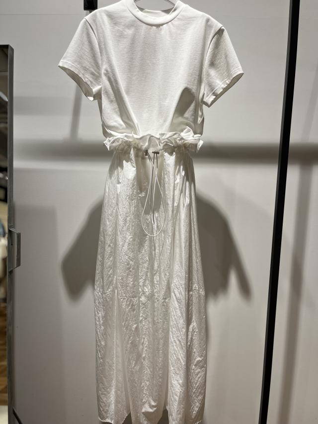 ADAM ET ROPÉ Tシャツドロストドッキングワンピース ADAM ET ROPÉ FEMME(アダム エ ロペ ファム) / 【サステナブル