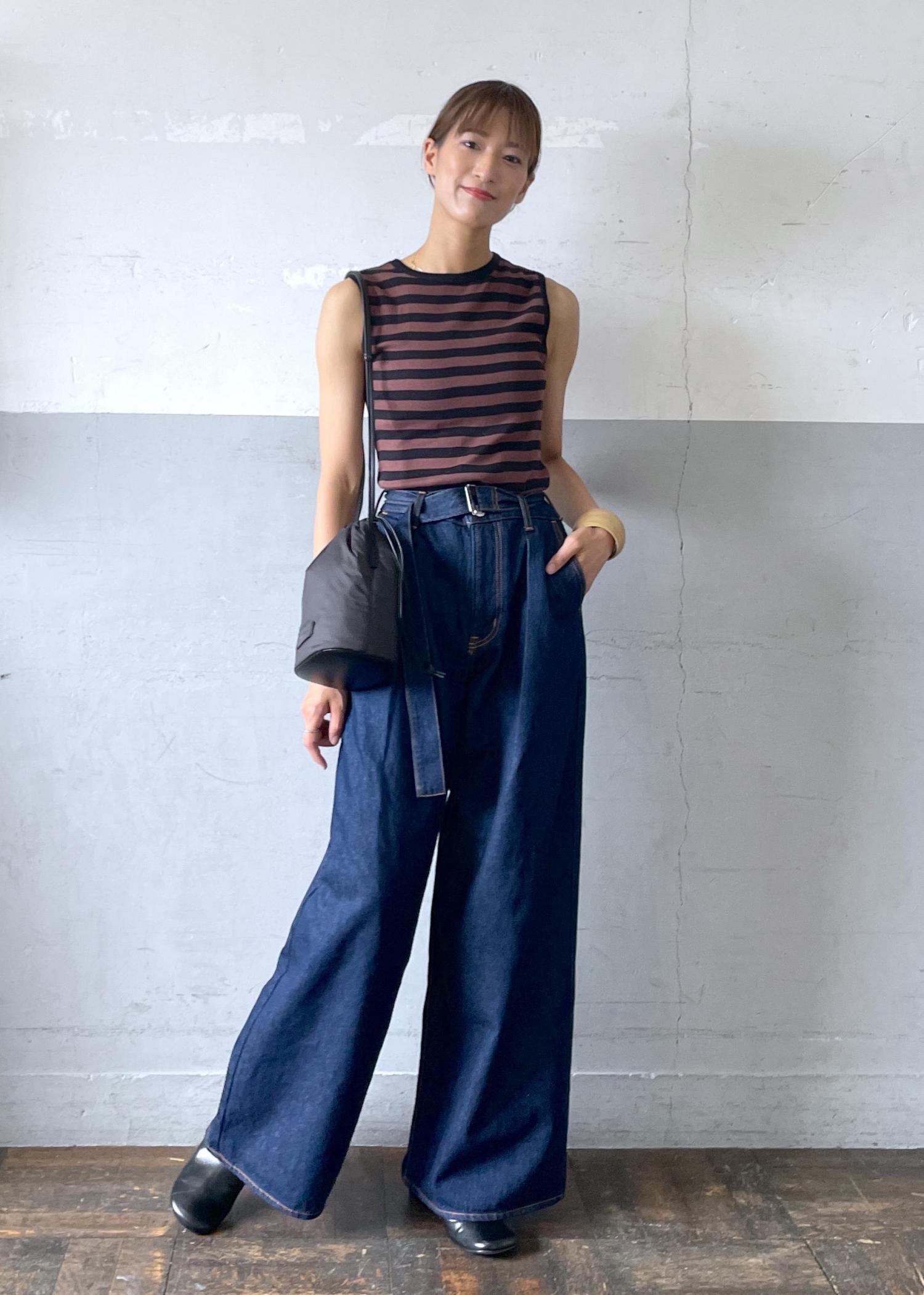 パンツ NEEDBY MAISON SUPER WIDE WITH BELT NEEDBY heritage（ニードバイヘリテージ）の「【NEEDBY】MAISON