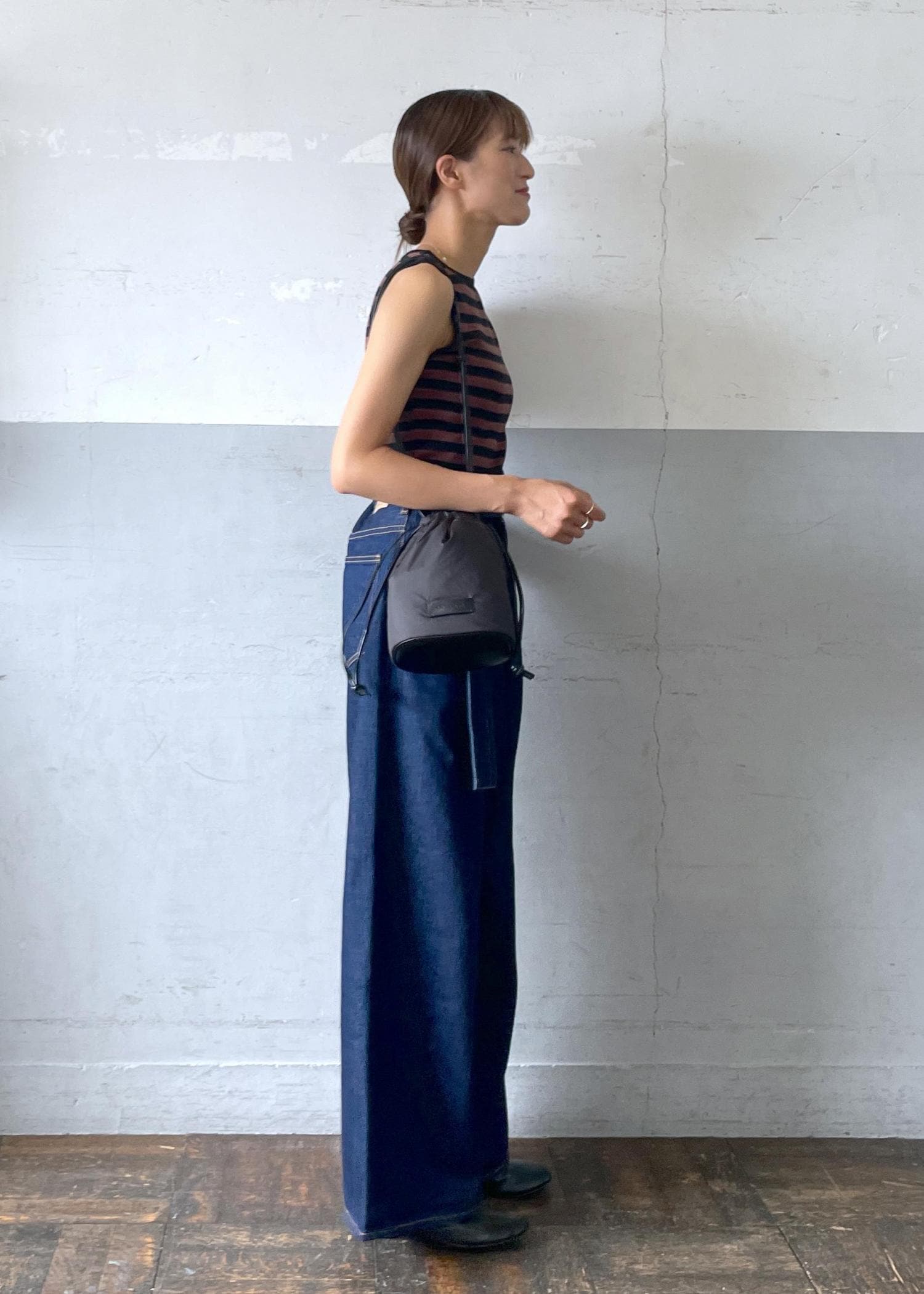 パンツ NEEDBY MAISON SUPER WIDE WITH BELT NEEDBY heritage（ニードバイヘリテージ）の「【NEEDBY】MAISON