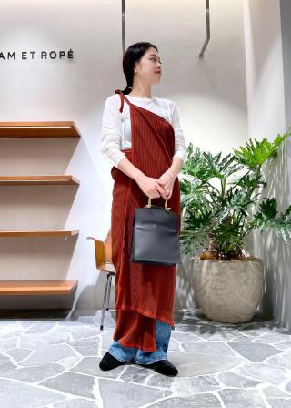 Plage BASERANGE BRIG スカート ライトグレー セール】BASERANGE/ベースレンジ WRAP PAGE スカート（スカート