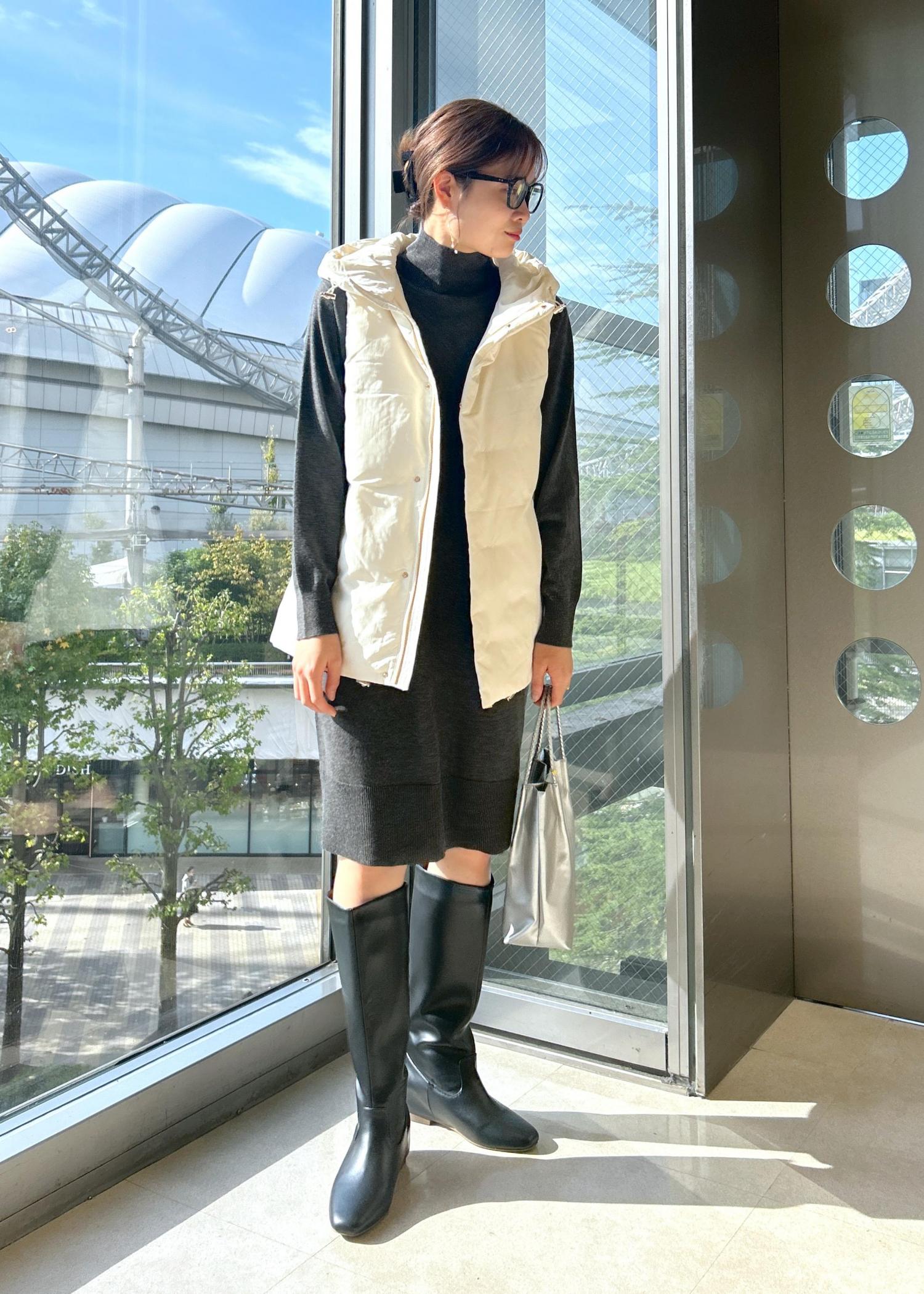 【新品未使用】Jun and Rope　ダウンベスト JUN&ROPÉ(ジュン アンド ロペ) / 【撥水】【保温】ナイロン