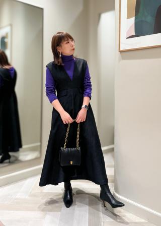 ROPÉ(ロペ) / 【雑誌掲載】リアルレザーパフィーフラップチェーンミニ